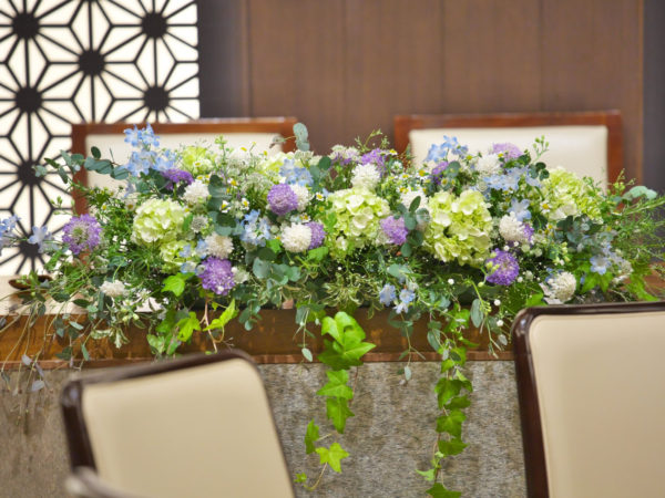 ウェディングギャラリー 会場装花