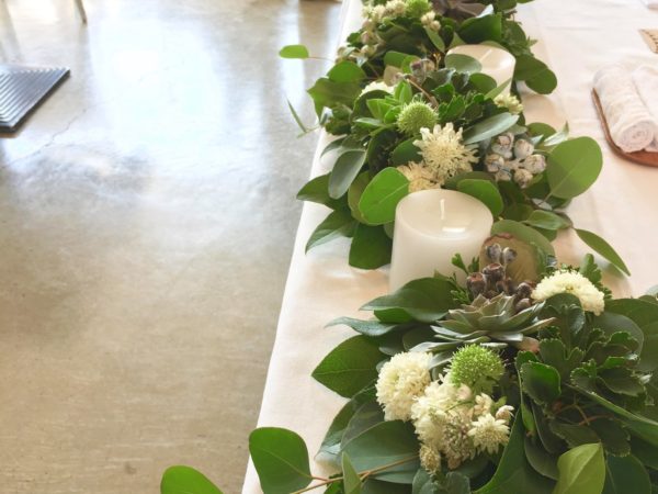 ウェディングギャラリー 会場装花