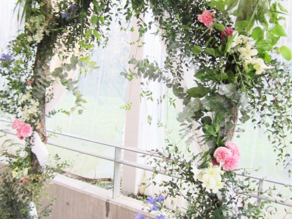 ウェディングギャラリー 会場装花